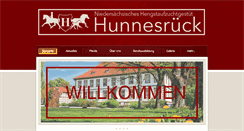 Desktop Screenshot of gestuet-hunnesrueck.de